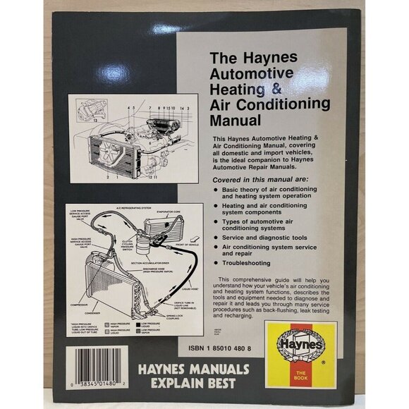 Automotive Heating and Air Conditioning Manual Haynes 1480 - Picture 2 of 2